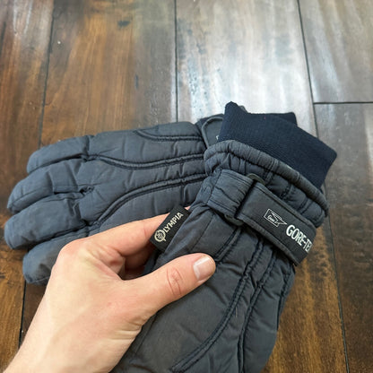Olympia Gloves Adult XL Navy Blue Black Korea Palm Gore Tex Insulated VTG