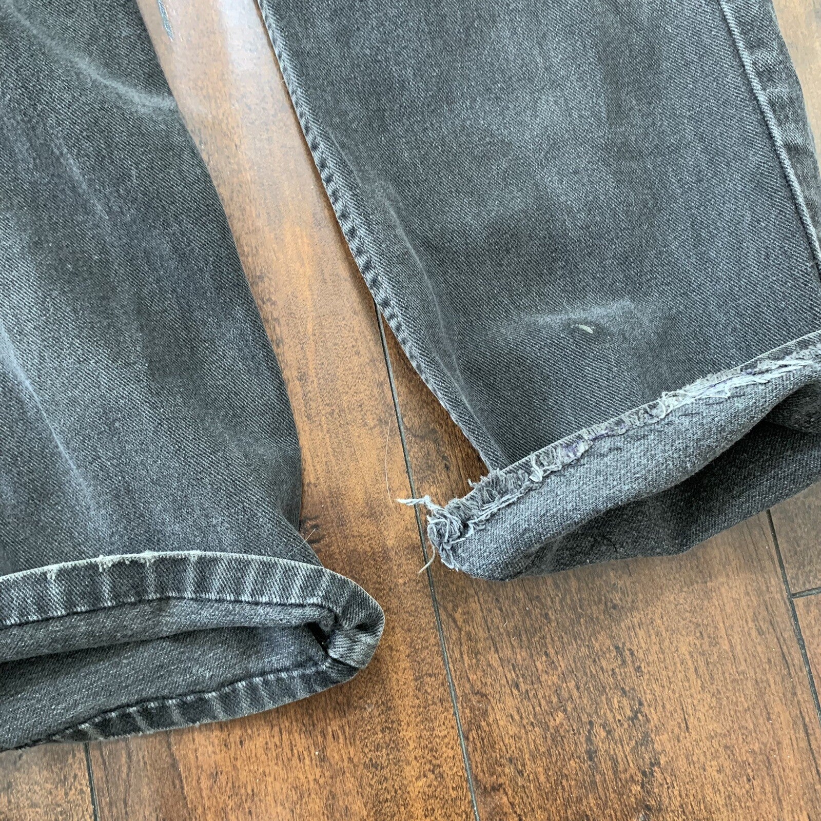 Vintage 90s Levis 505 XX 34x32 501 USA Jeans Black Canada Act 32x28