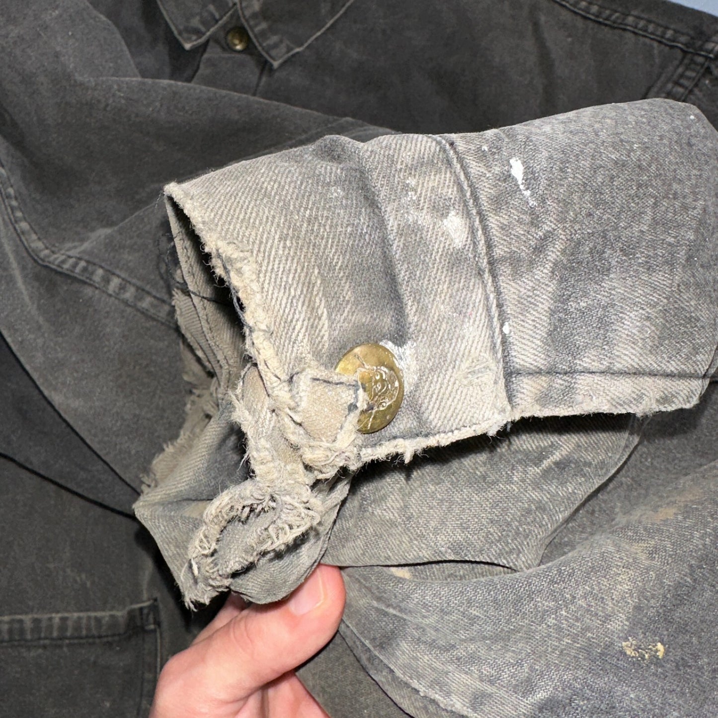 Ben Davis Jacket VTG 90s Canvas Blanket Lined Chore Workwear USA 3XL Detroit