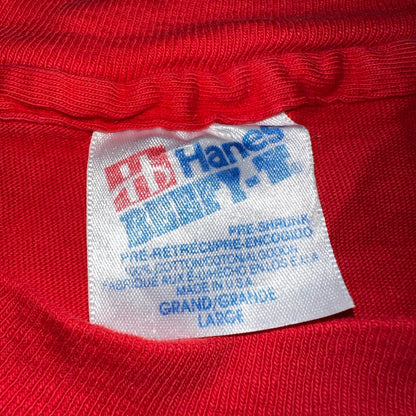 Hanes Pan Command Hot VTG T Shirt Single Stitch Computer Random Graphic Auto L