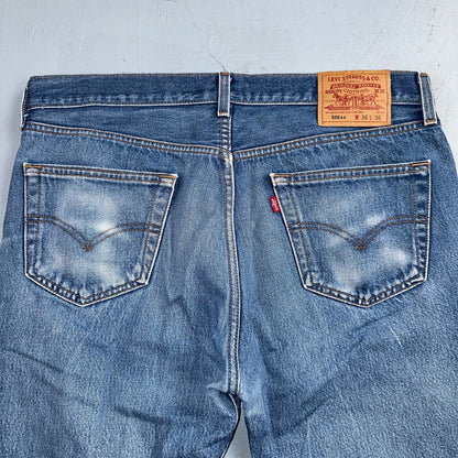 Levis 501 Vintage Y2K Mexico Straight Leg Jeans 36x36 90s Med Wash Act 36x32