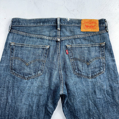 Levis 501 Vintage Y2K XX Straight Leg Jeans Blue Med Wash 33x34 Act 34x32