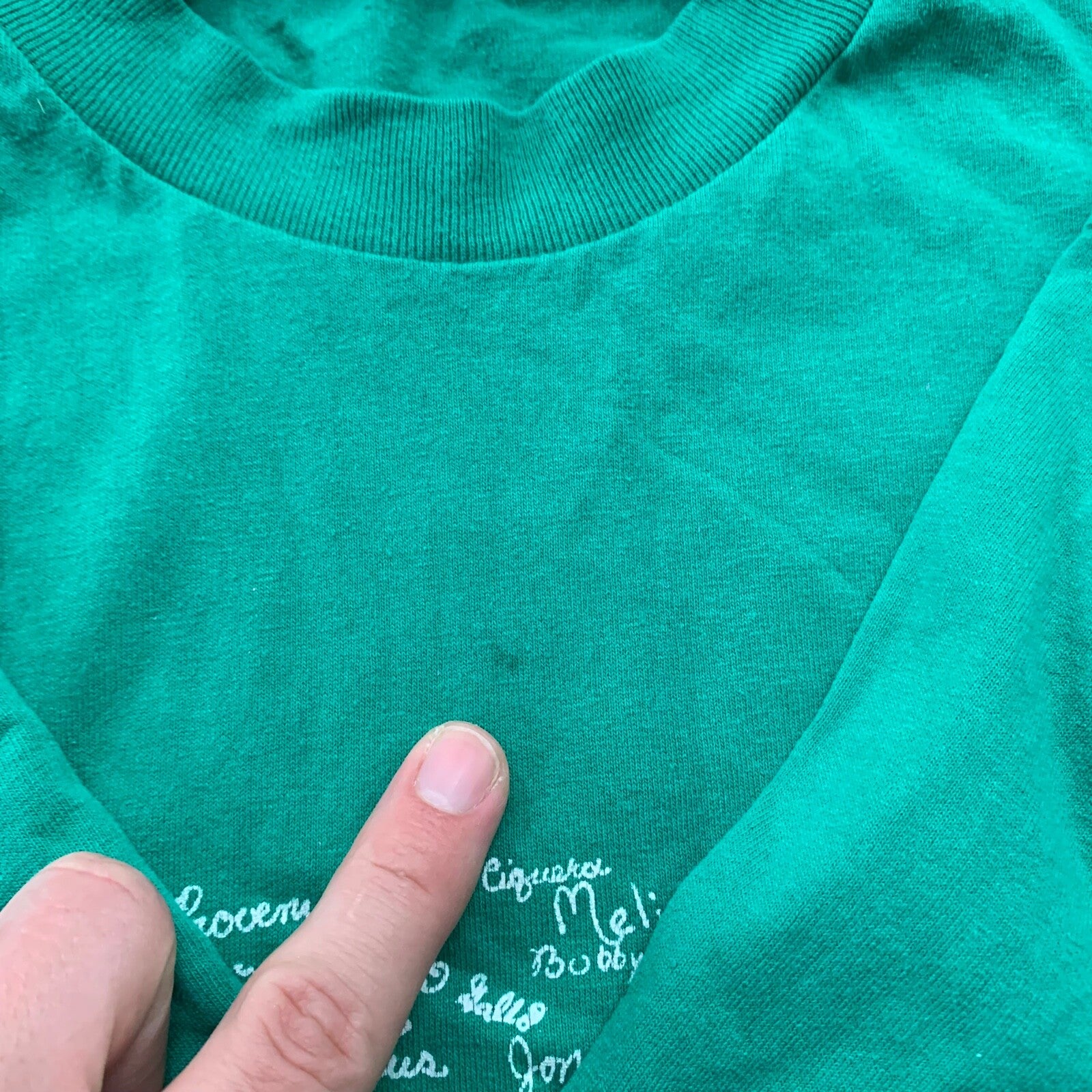 Music Green Cool Memorial Boulevard 1997 Vintage T Shirt 90s Autograph Rare