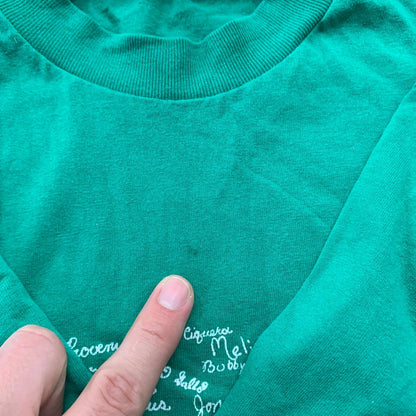 Music Green Cool Memorial Boulevard 1997 Vintage T Shirt 90s Autograph Rare