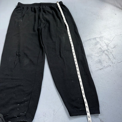 Vintage 70s FOTL Fleece Sweatpants Adult L Black Made In USA Champion 1970s