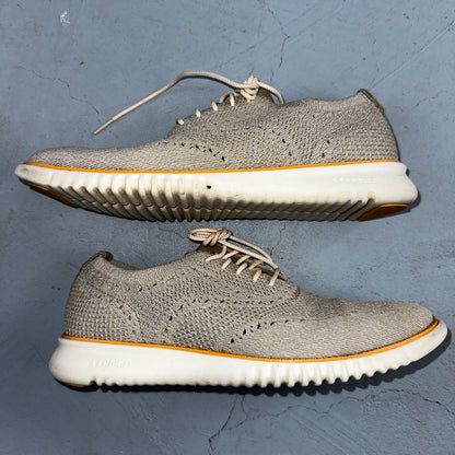 Cole Haan Shoes Mens 10 M 2.Zerogrand Stitchlite Oxford Beige Lace Up Low C35111