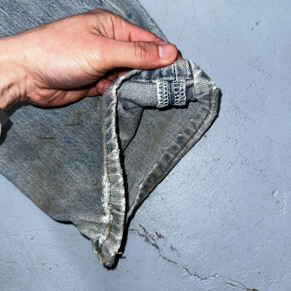 Levis 501 Vintage Y2K XX Straight Leg Jeans Blue Light Wash 35x34 Act 34x34