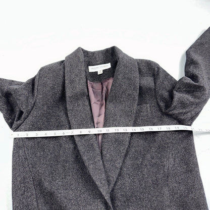 Vintage Valerie Steven’s Gray Black Wool & Cashmere Blend Blazer Women’s Sz 8