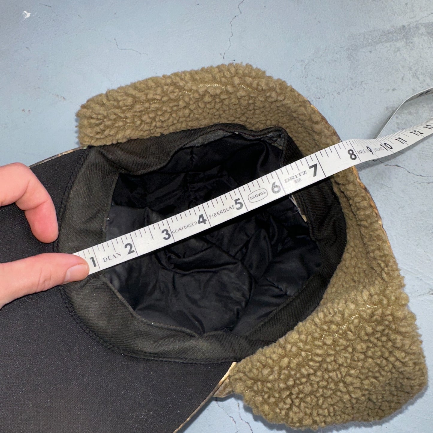 Woodland Ear Flap VTG Hat Cap Snapback Forest Hunting Wood Land Warm M