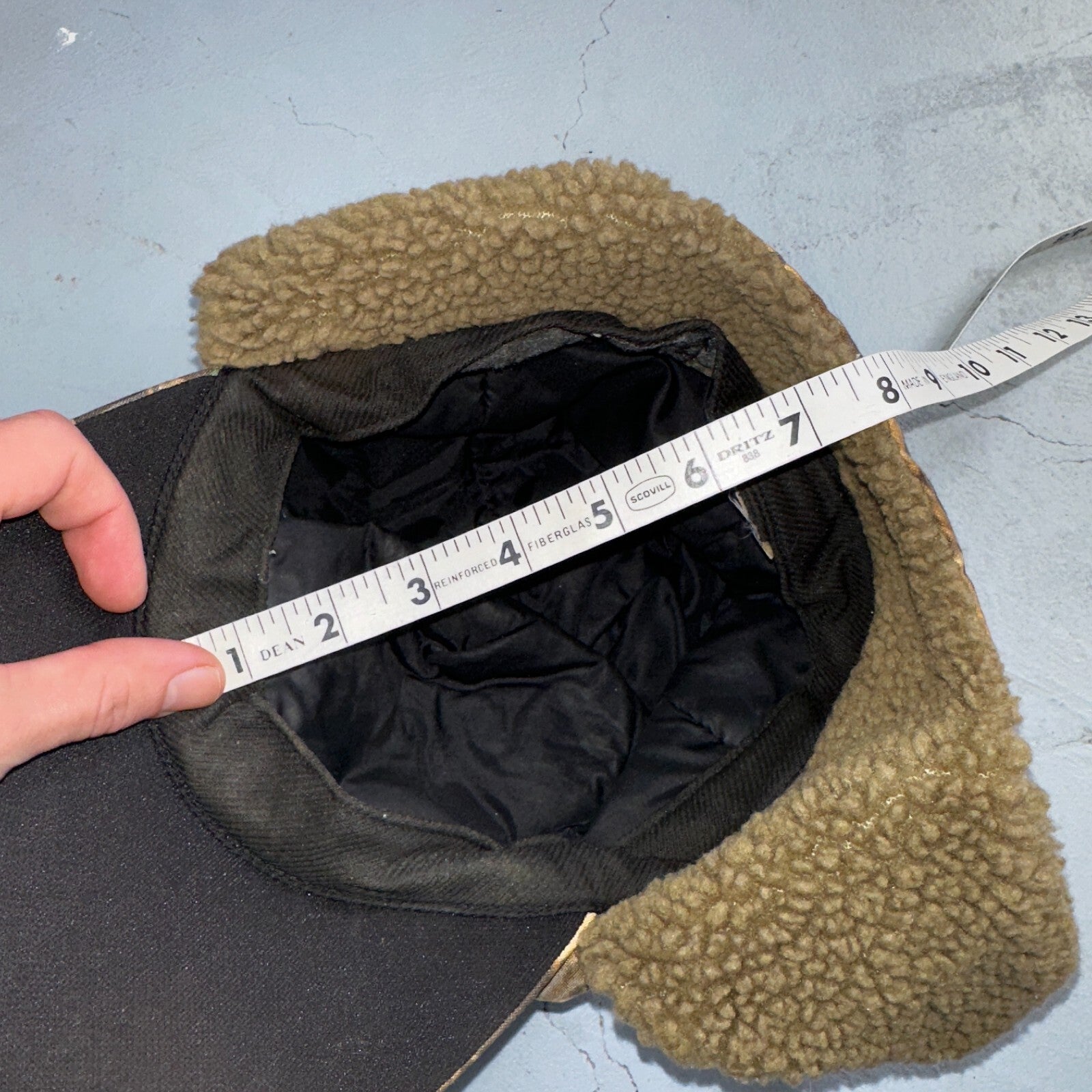 Woodland Ear Flap VTG Hat Cap Snapback Forest Hunting Wood Land Warm M