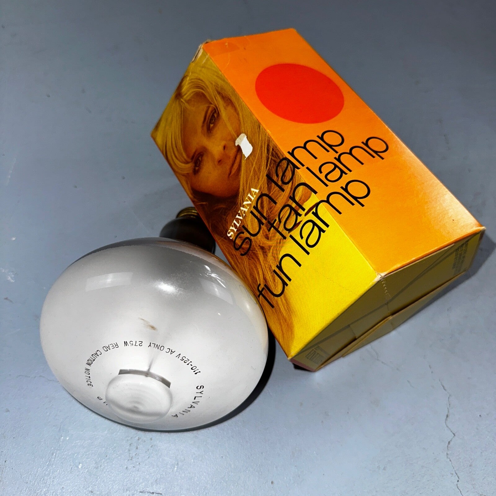 USA Vintage Levitron Industrial Style Cage Chicken Coop Sun Tan Lamp Box