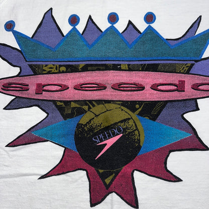 Speedo VTG T Shirt Tank Top Gym Sports Volleyball USA 90s M Graphic Cool