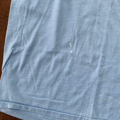 Eagles Faith Christian School Oregon Vintage T Shirt Blue USA Love Animals Rap