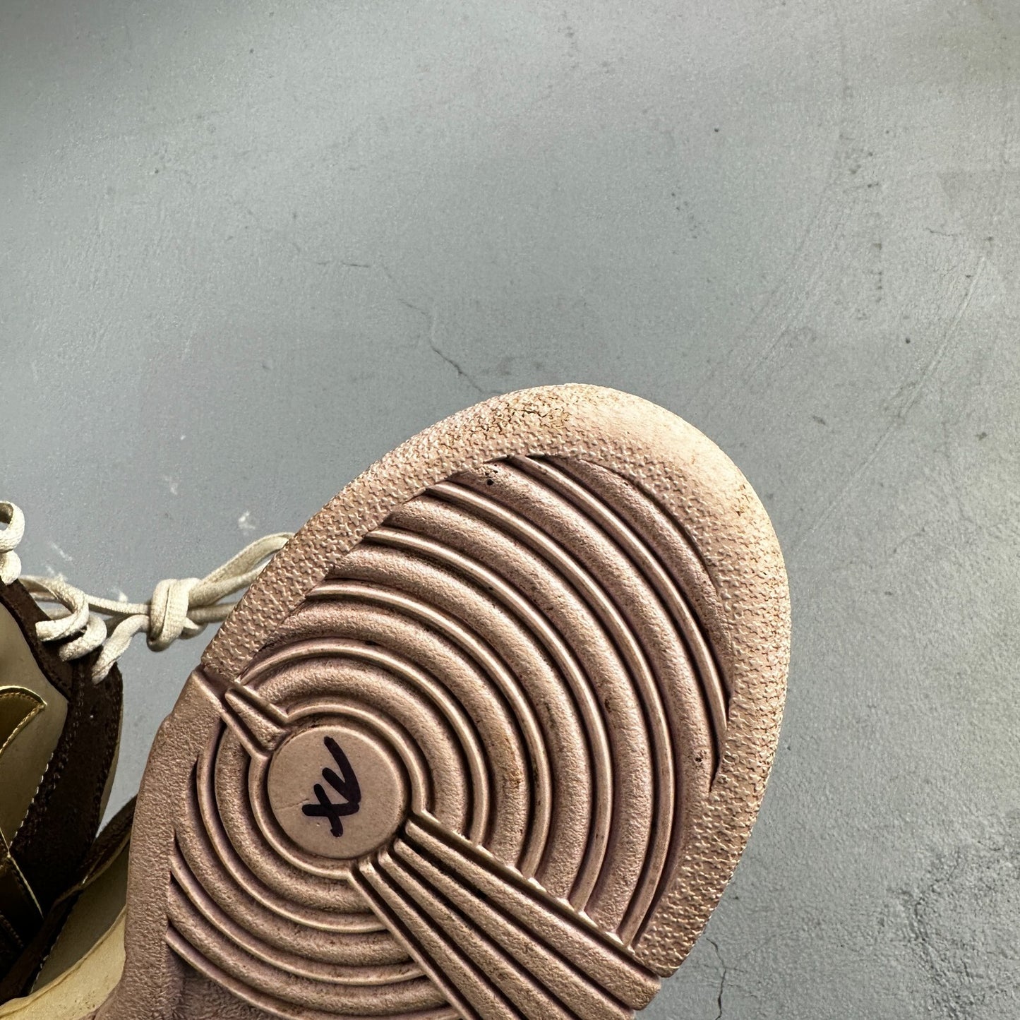 Nike Dunk Low 2007 GS Chino Metallic Gold Rare 309601-271 Brown Purple  5Y W 6.5