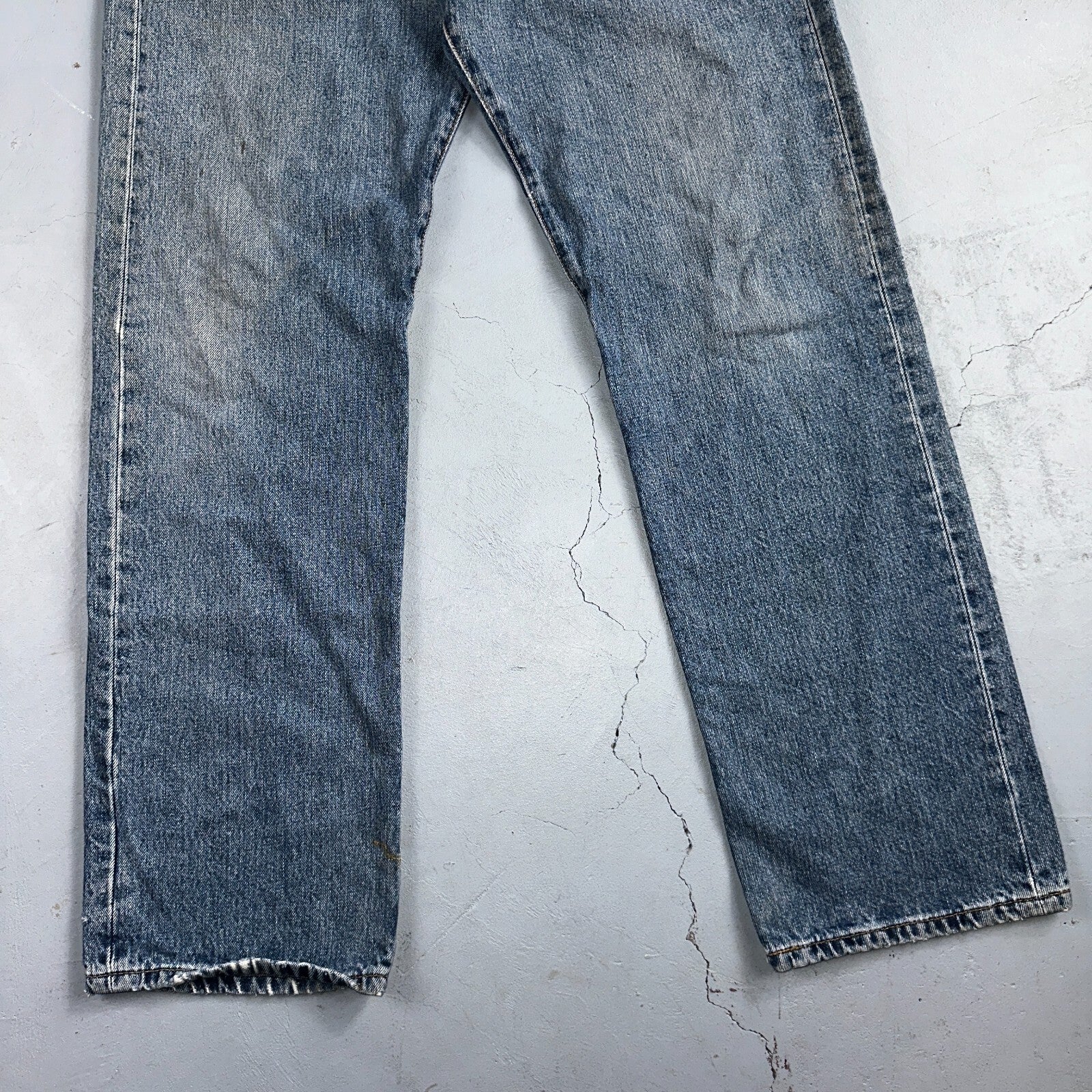 Levis 501 Vintage Y2K XX Straight Leg Jeans 90s Blue Med Wash 34x32 Act 31x31