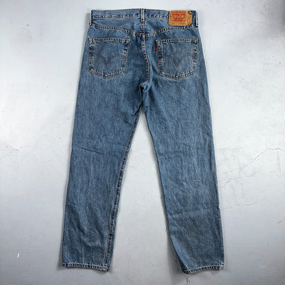 Levis 501 Vintage 90s XX Straight Leg Jeans Y2K Med Wash 36x34 Act 34x33