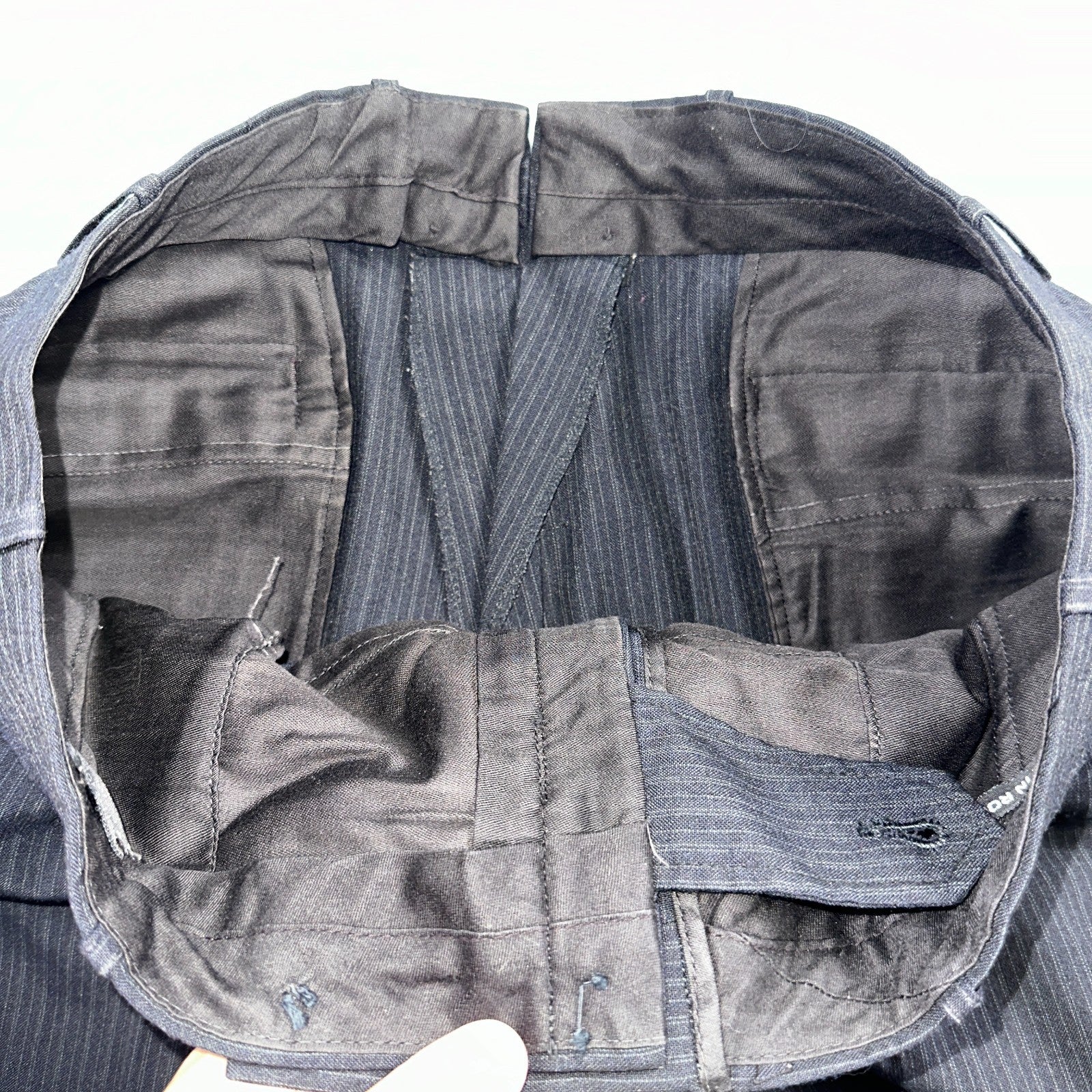 VTG Mens 3 PC Suit 42 Jacket Coat Pants Black Vest Rockabilly 70s American Trend