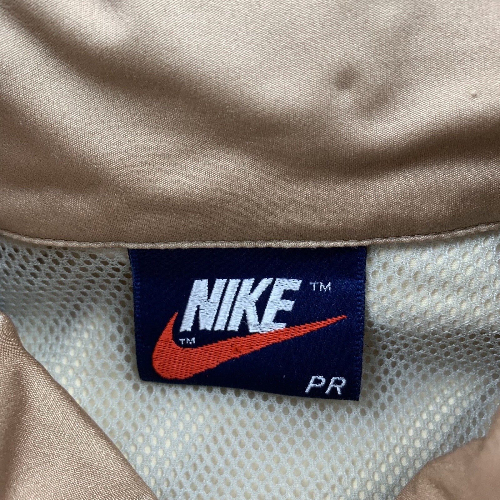 Vintage Nike PR Goretex Zip Up Pullover Windbreaker 80s Jacket Rain Pinwheel