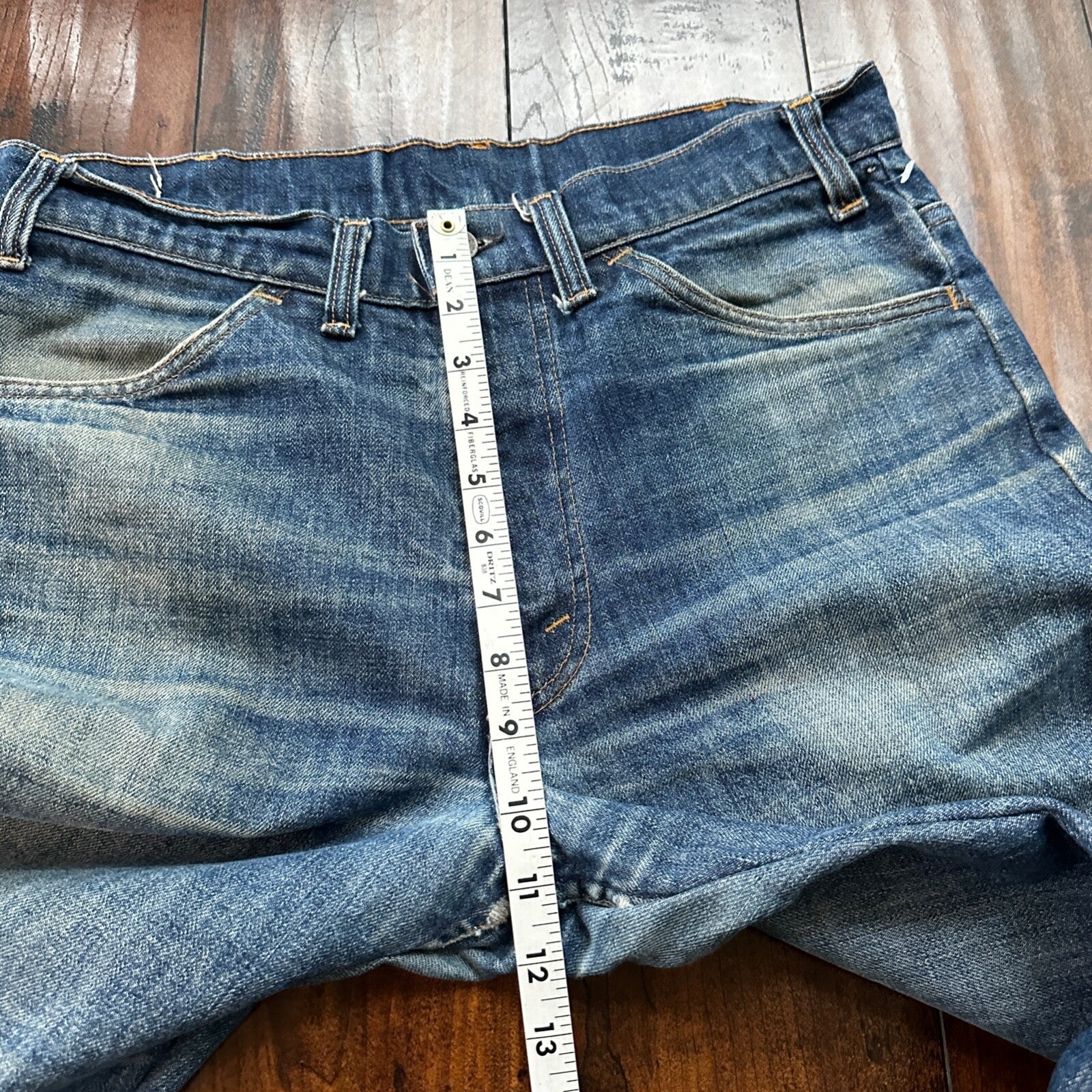 VTG 80s Levis Orange Tab 646 Bell Bottom Flares 33x31 Act 31x30 1980s 501