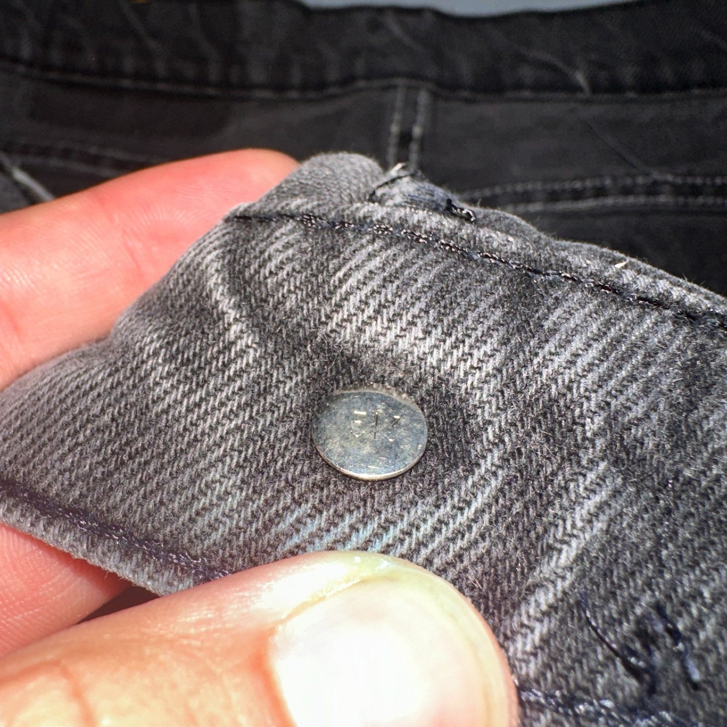 Levis 505 Vintage 90s USA Red Tab Jeans 36x32 Black Light Wash Act 34x27