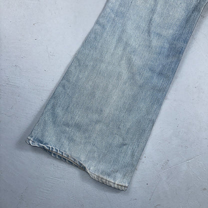 Levis 517 Vintage 80s USA Orange Tab Bootcut Flare Blue Jeans Talon Act 36x30
