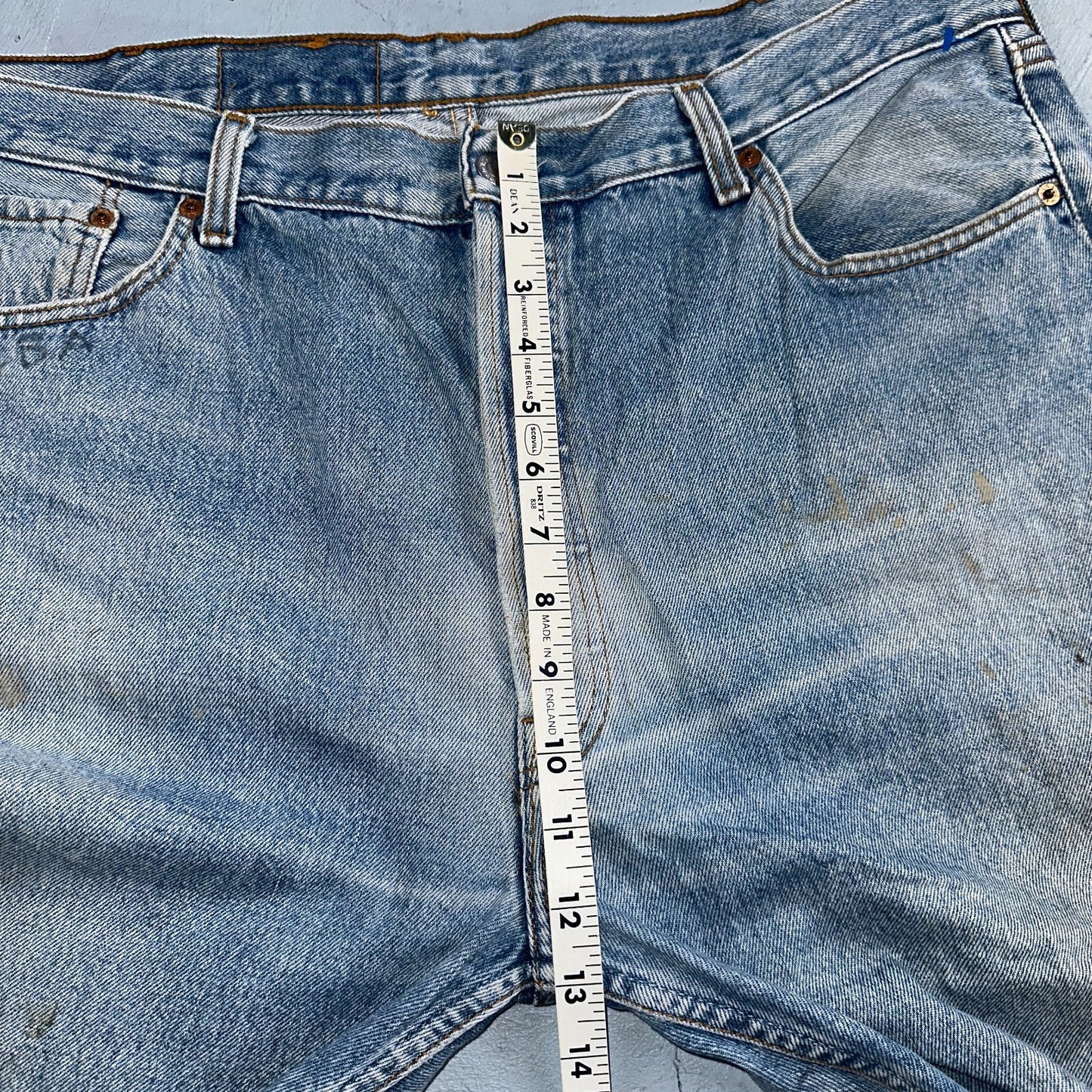 Levis 501 Vintage 90s XX Straight Leg Jeans Y2K Light Wash 40x36 Act 38x31