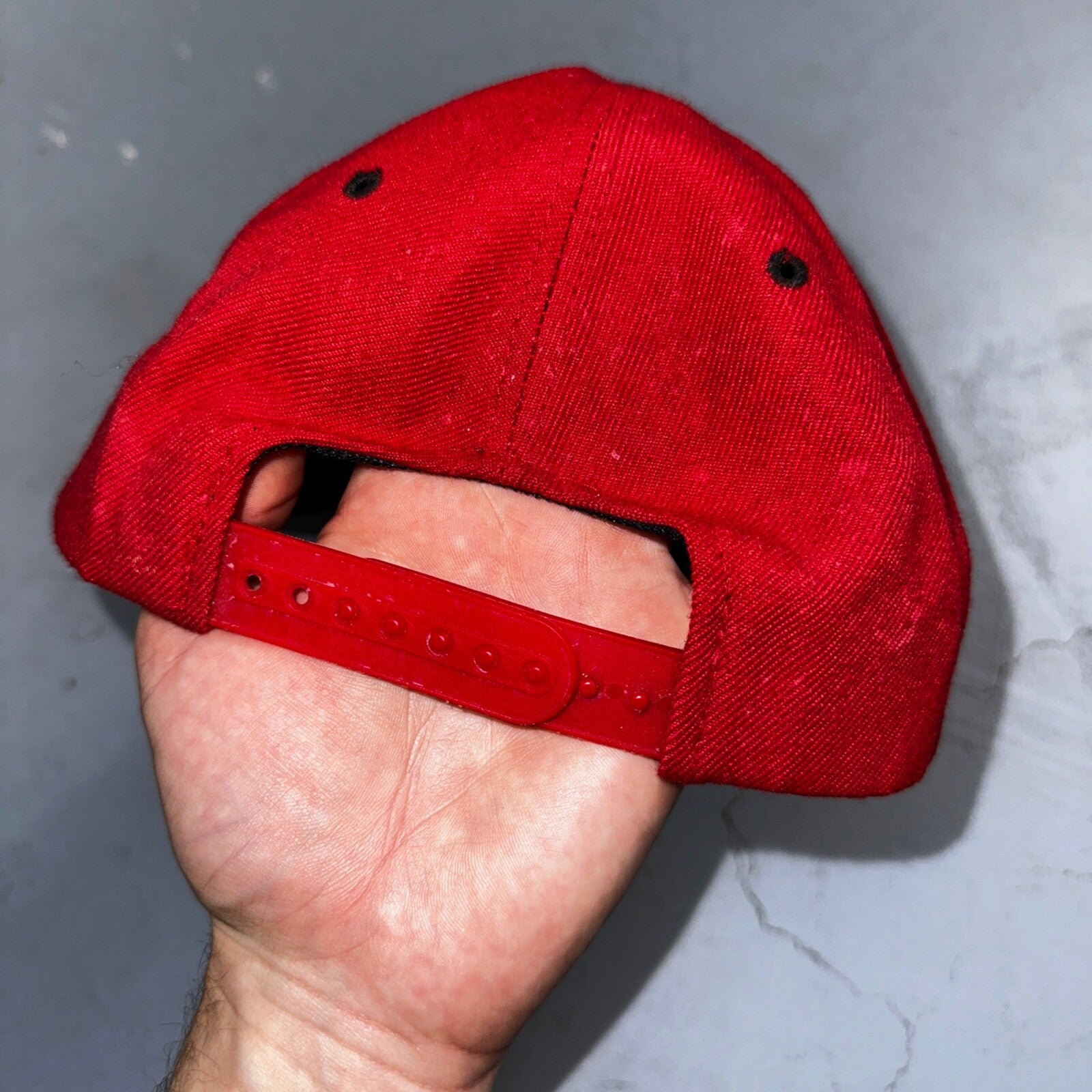 Santa Clara Red SCU VTG Hat Cap Snapback San Francisco Wool 90s Cool Basic