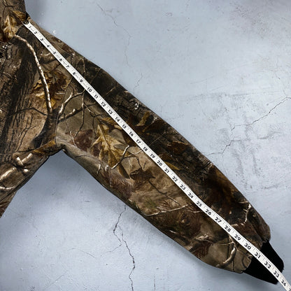 Levi Strauss Signature Field Gear Jacket Mens L Camo Hooded Realtree Lined Coat