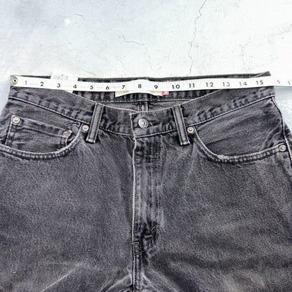 Levis 505 Vintage Y2K Straight Leg XX 2000s Jeans 32x30 Black Light Wash 31x29