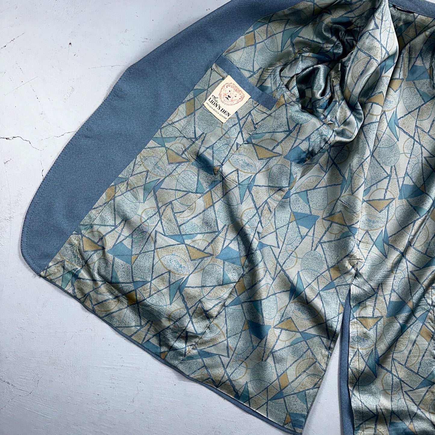 VTG 1960s Mens 2 PC Suit 42 Jacket Coat Pants 60s Lions Den Rockabilly Side Belt