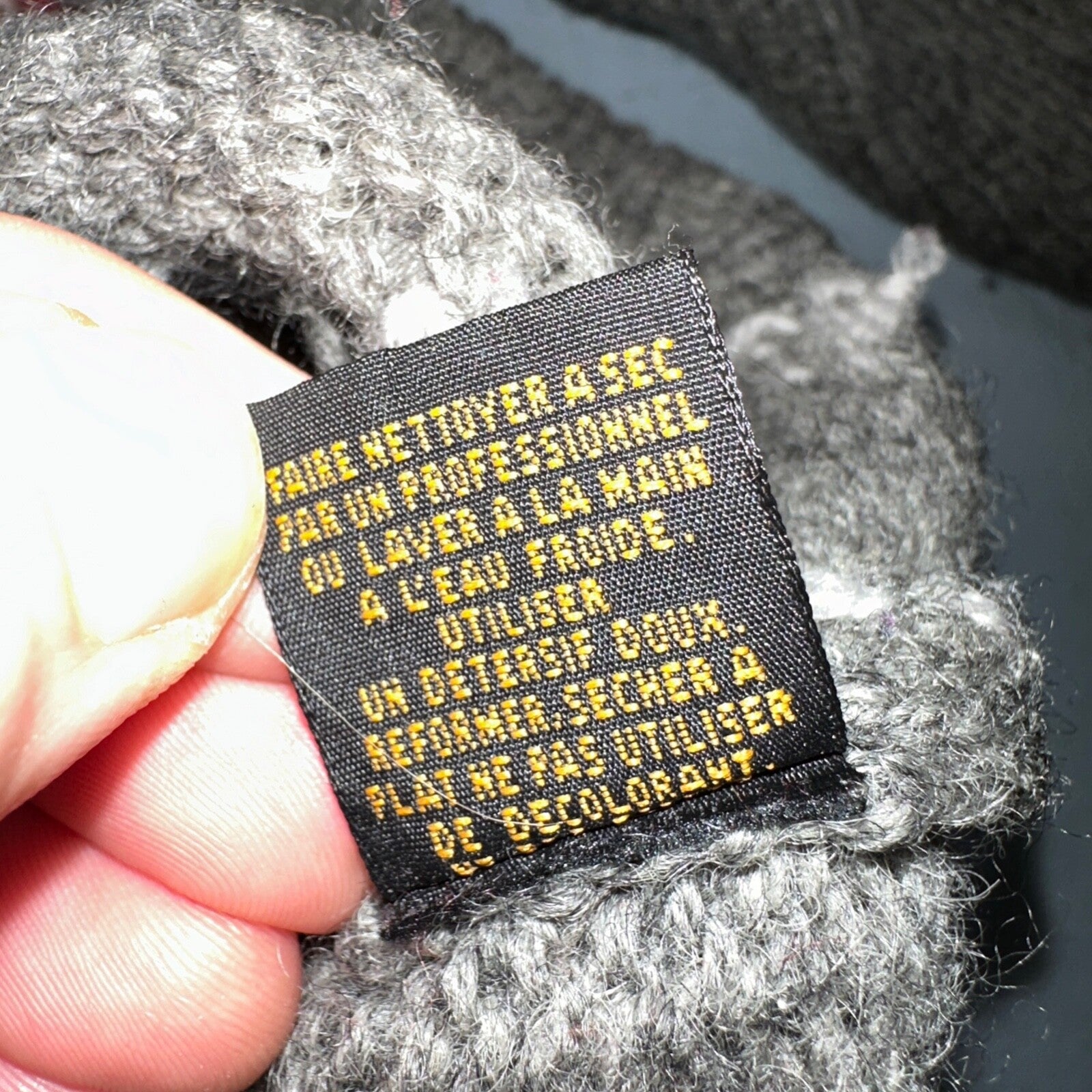 Vintage Eddie Bauer Cardigan Sweater Sz M Gray Snowflake Nordic Patchwork Wool