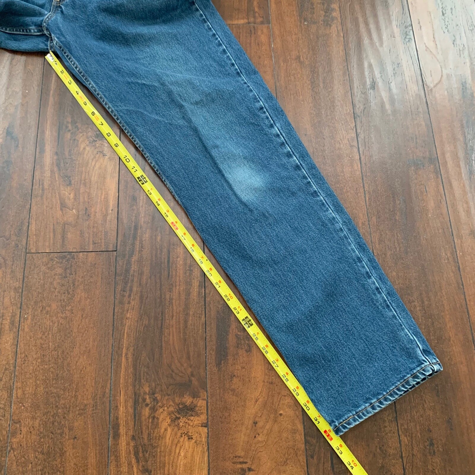 Levis 550 Vintage 90s Relaxed Fit Blue Denim Jeans Size 36X34 Act 33x32