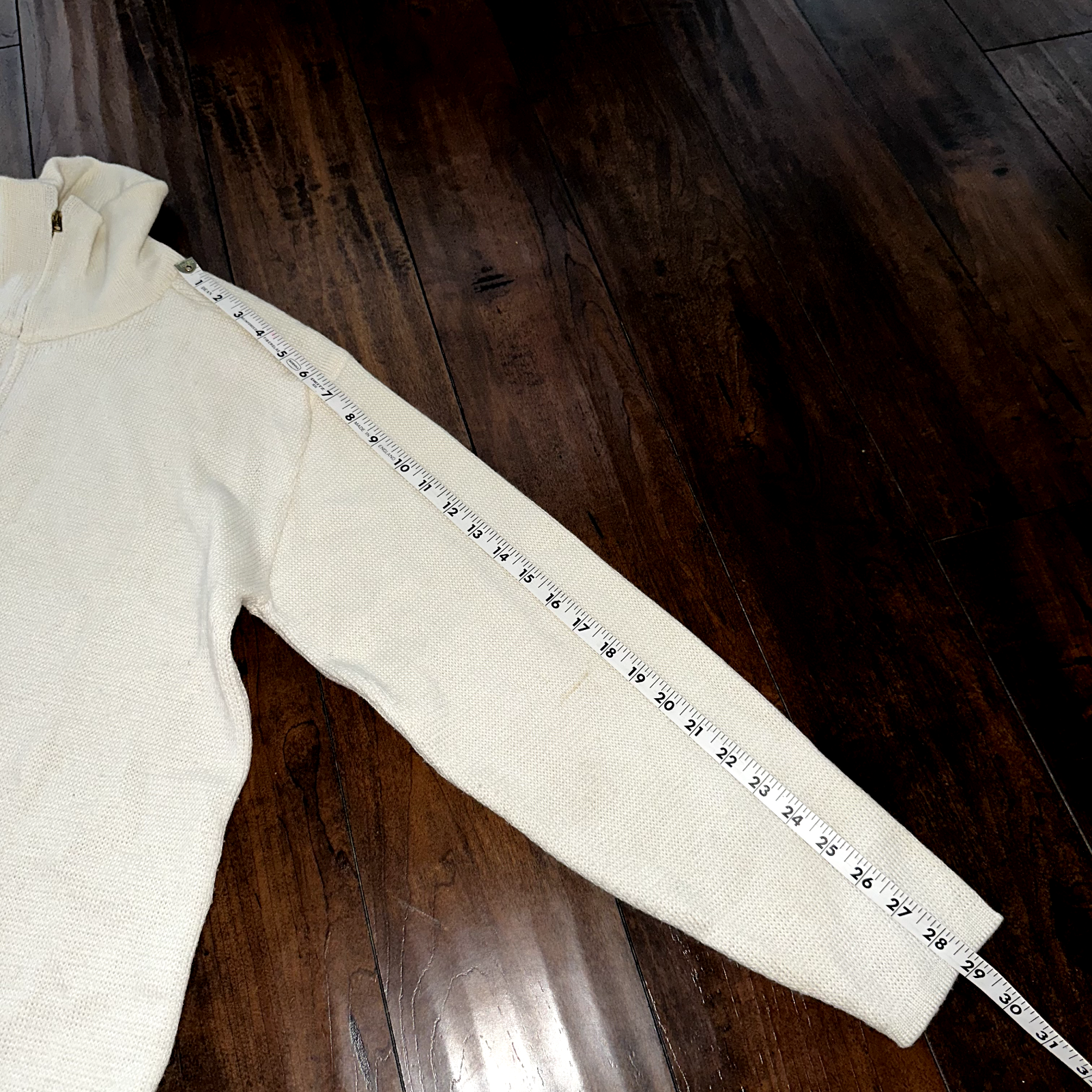 Portland Oregon Vintage Zip Up 1960s 1970s 60s Wool Poly Blend Talon Sweater