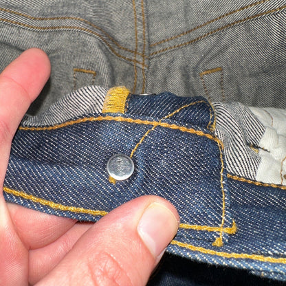 Levis 501 Y2K XX Straight Leg Jeans Blue VTG Dark Wash 34x31 Act 35x30