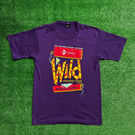 Screen Stars 1992 Wild Sprint Vintage T Shirt Giraffe Cute Animals Funny Winning