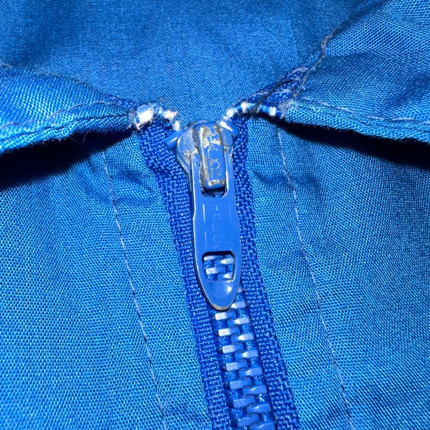 Speedo Blue Vintage Full Zip Windbreaker Men's XL Jacket Swimming Basic Simple