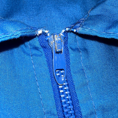 Speedo Blue Vintage Full Zip Windbreaker Men's XL Jacket Swimming Basic Simple