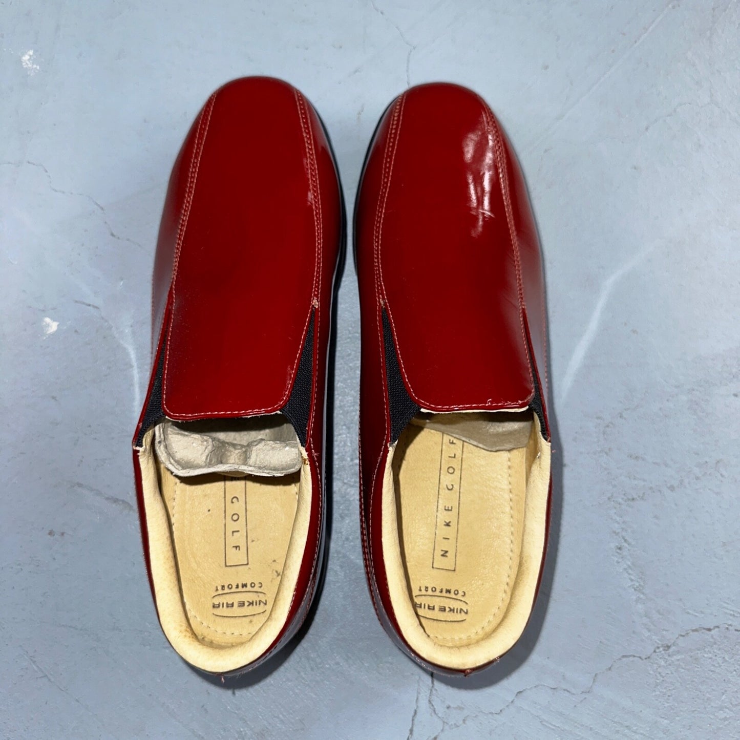 Nike Women's Size 8 Verdana Last Nike Air Red Slip On Golf Shoes 305276-661