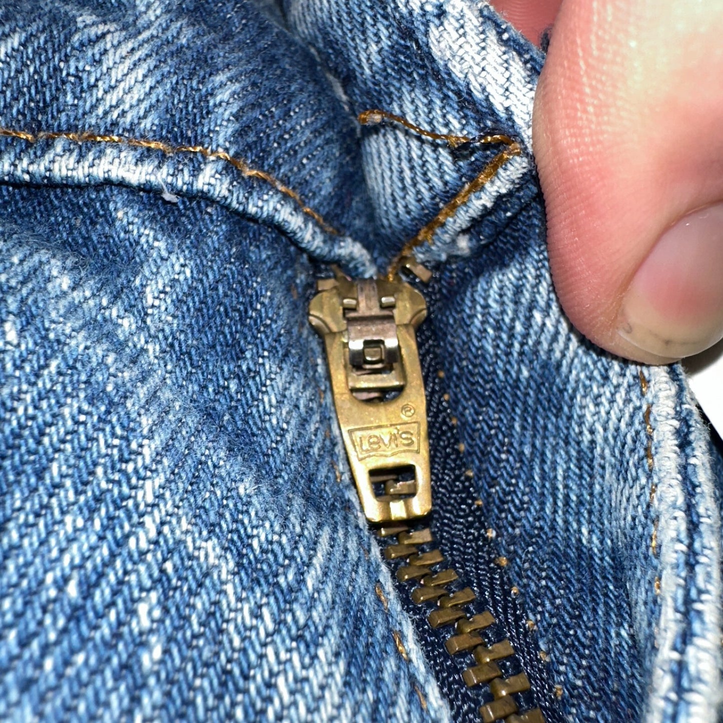 Levis 517 Vintage 80s USA Orange Tab Bootcut Flare Blue Worn Jeans Act 33x29