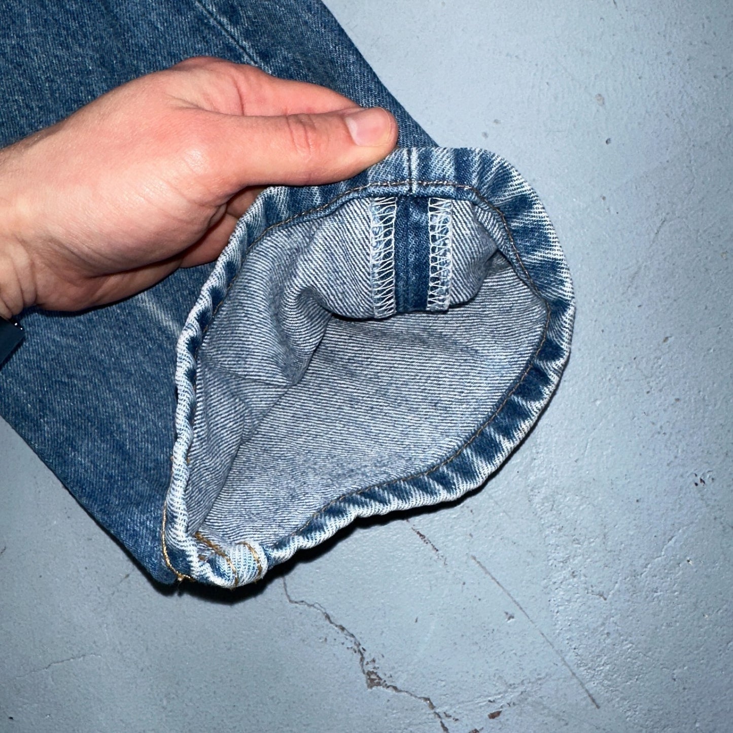 Levis 501 Vintage 90s XX Straight Leg Jeans Y2K Light Wash 33x34 Act 30x30