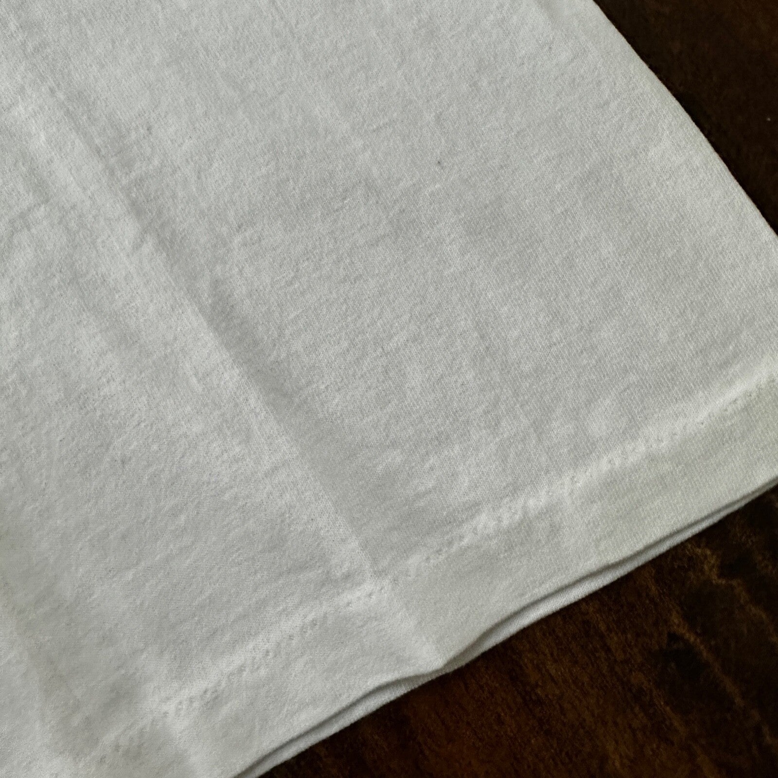 Traditional White Vintage T Shirt Art Necklace Tribal Drive 90s Single Stitch