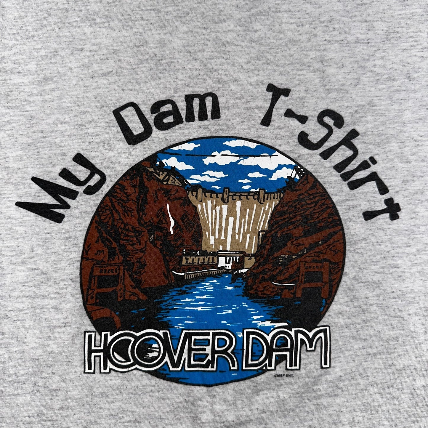 My Dam Tee Funny Hoover Dam VTG T Shirt Colorado Y2K 2000s Humor Joke Laugh
