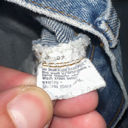 Levis 501 Vintage 80s Redline Selvedge USA XX Jeans Light Wash 33x40 Act 30x34