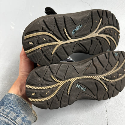 Teva Original Men’s Hiking Water Sandals 6404 White Stripes - Size 9 VTG