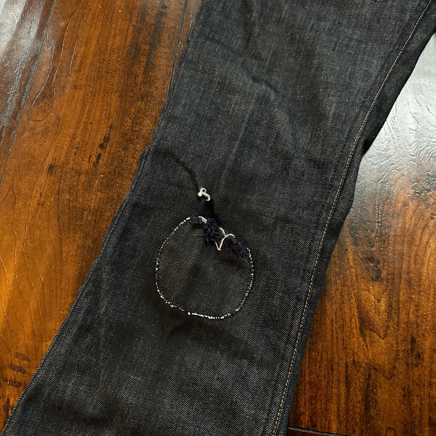 Levis VTG 1970s Red Tab 517 Talon Zipper Black 26x31 Boot Cut 70s Rare Jeans