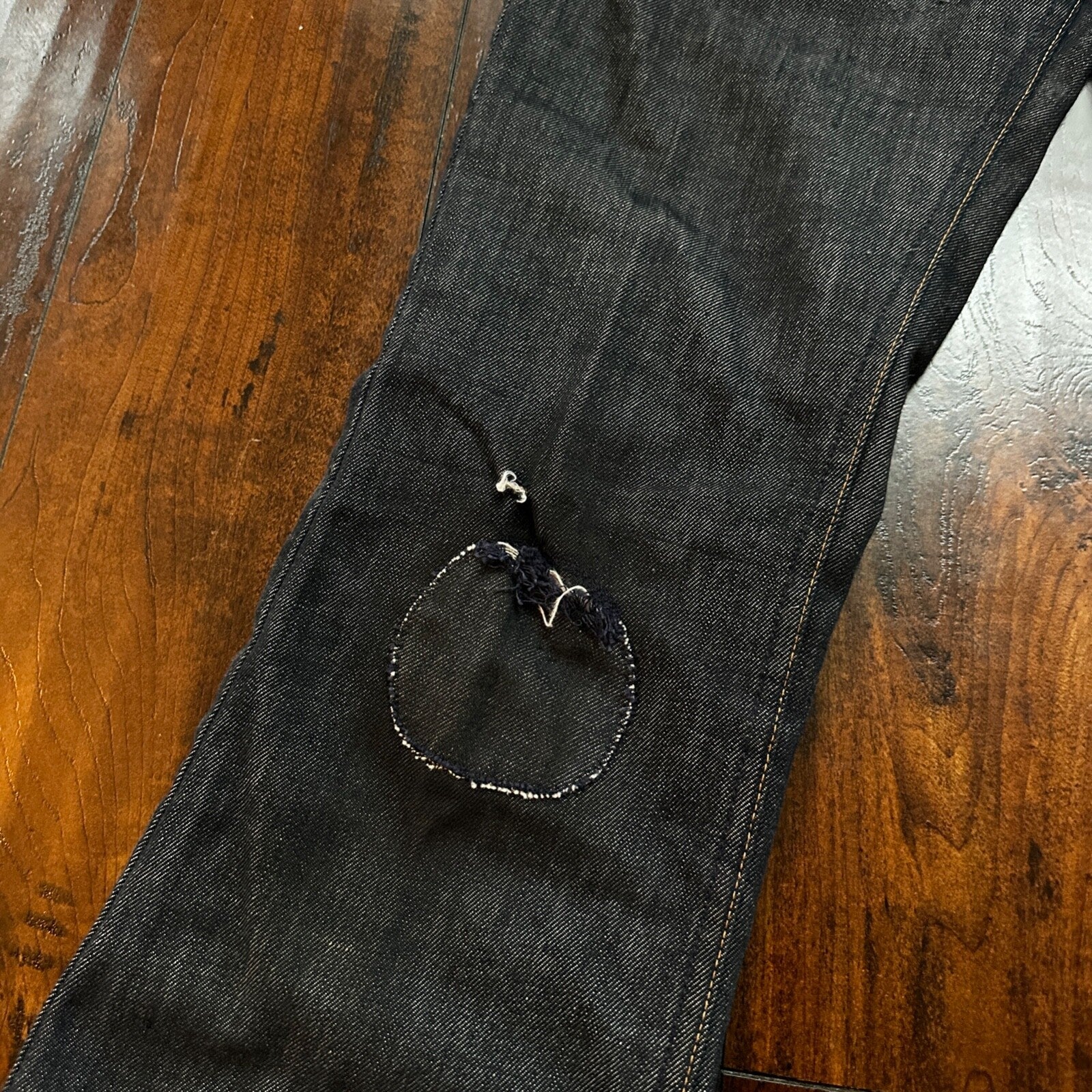 Levis VTG 1970s Red Tab 517 Talon Zipper Black 26x31 Boot Cut 70s Rare Jeans