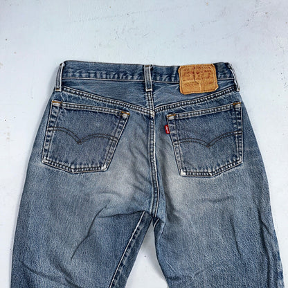 Levis 501 Vintage 80s Redline Selvedge USA XX Jeans Skinny Tailored Act 28X29
