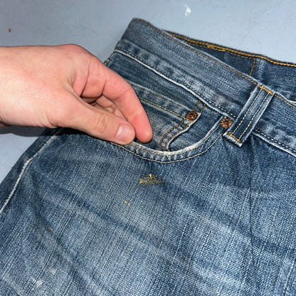 Levis 501 Vintage Y2K XX Straight Leg Jeans Blue Med Wash 36x30 Act 35x29