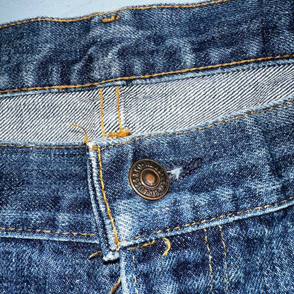 Levis 505 Vintage 70s Talon USA Jeans 501 1970s Med Wash Blue 42x30 Act 40x25