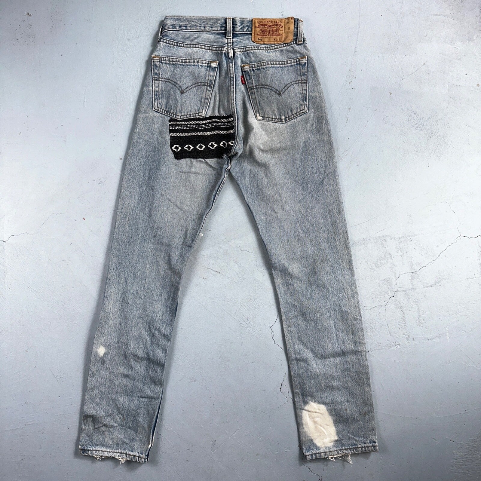 Levis 501 Vintage Y2K Europe Straight Leg Jeans 27x32 90s Light Wash Act 24x30